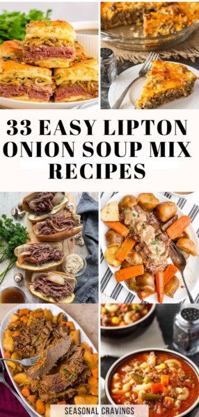 lipton soup mix recipes
