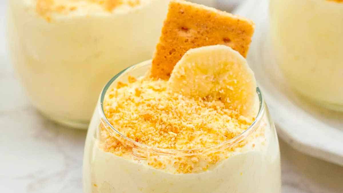 3-Ingredient No Cook Easy Banana Pudding.