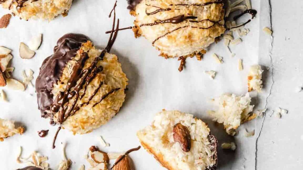 Almond Joy Coconut Macaroons