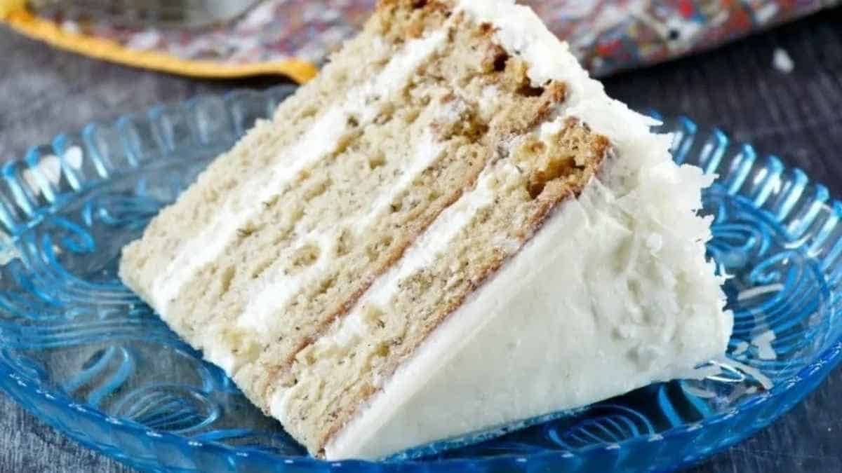 Banana Layer Cake With Fluffy Southern Frosting
