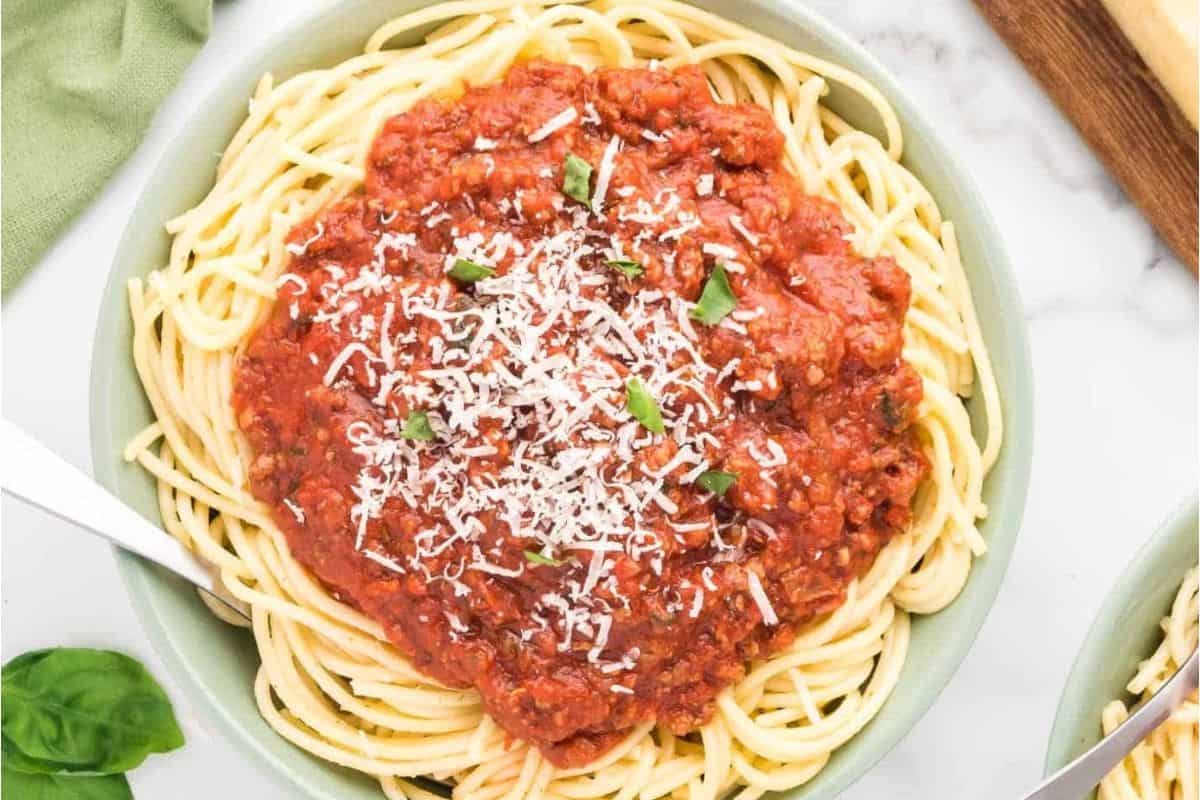 Beef Bolognese.