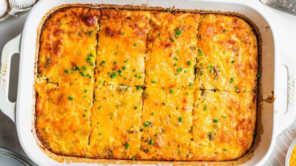 The Best Bisquick Breakfast Casserole.