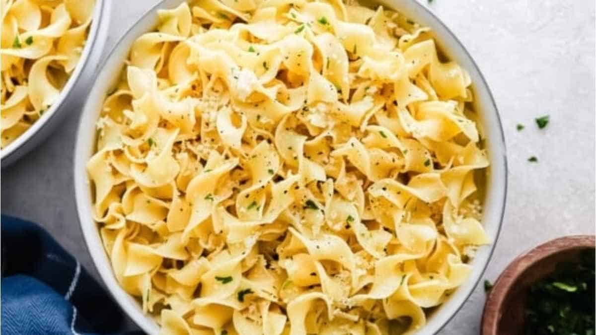Buttered Noodles Recipe.