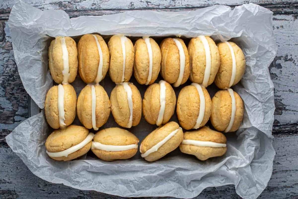 Condensed Milk Cookies.