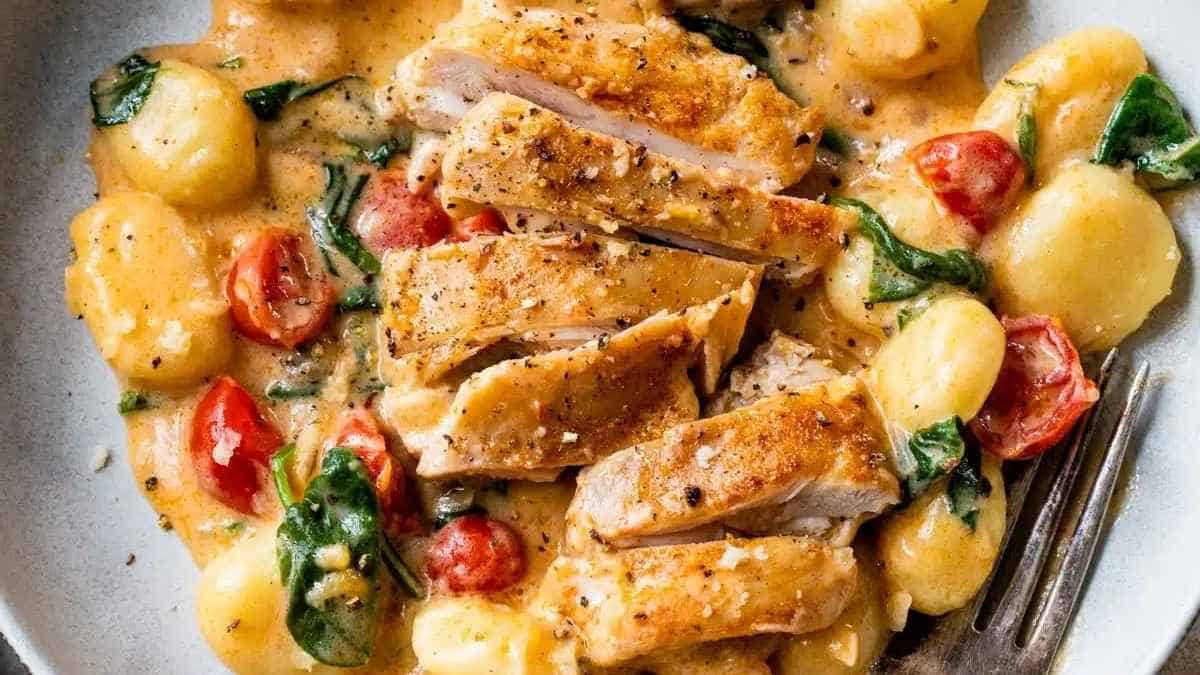 Chicken Gnocchi Skillet. 