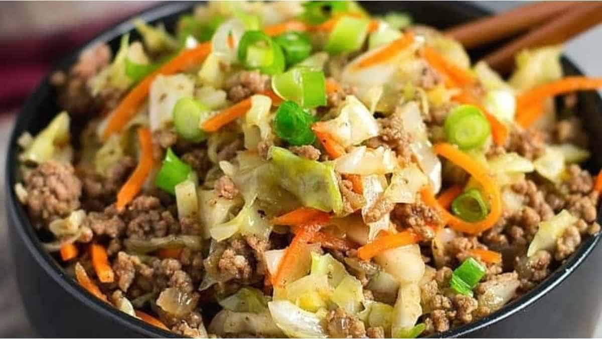 Egg Roll In A Bowl.