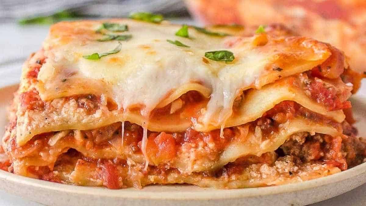 Freezer Lasagna Recipe.