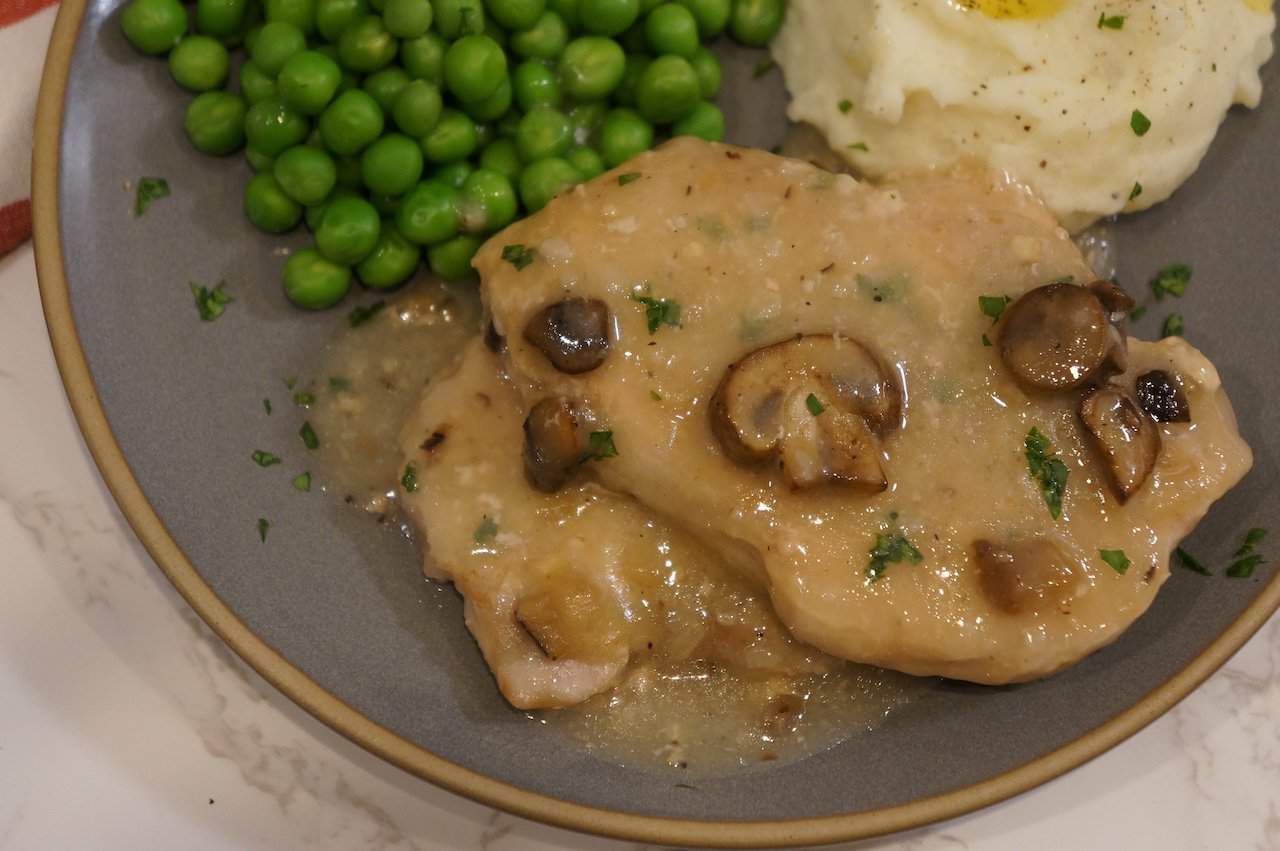 3 Ingredient Crock Pot Pork Chops. 