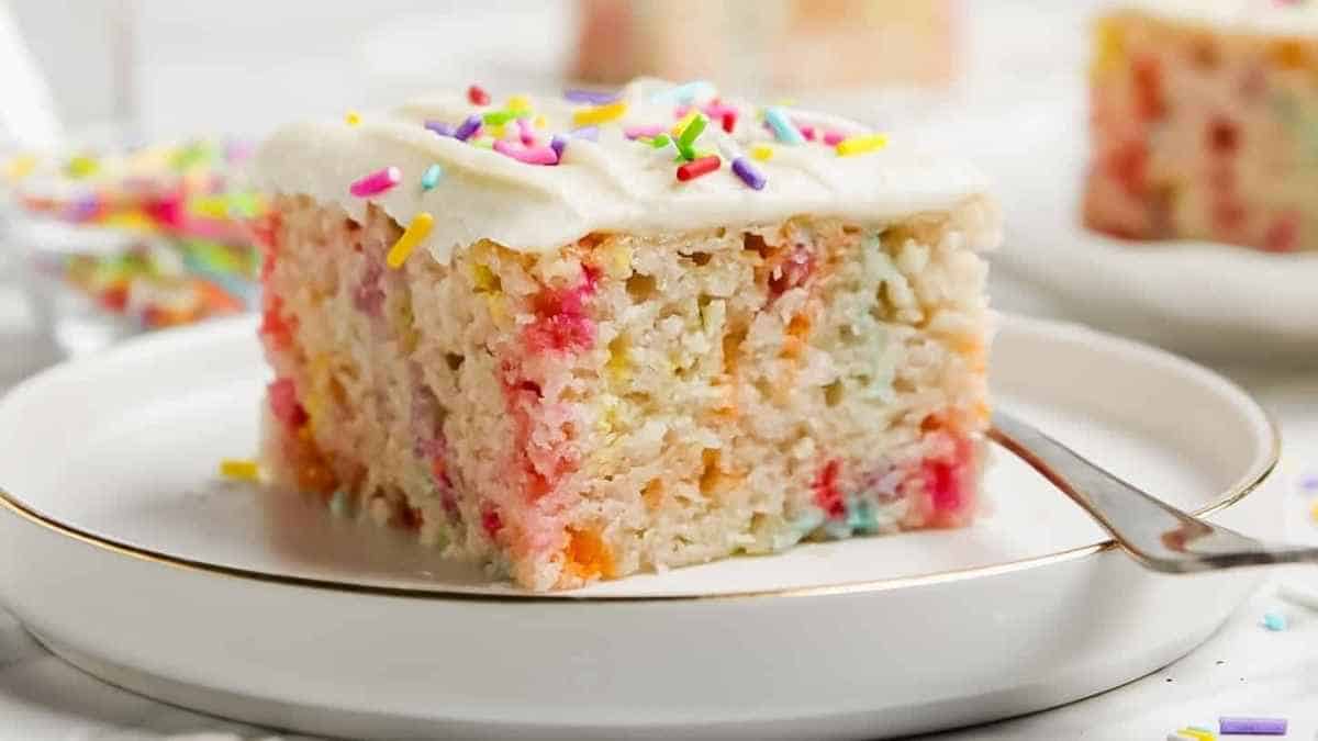 Funfetti Sheet Cake. 