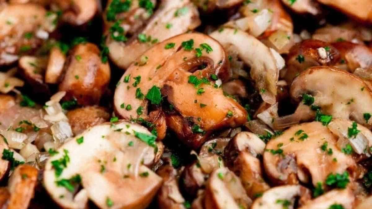 Garlic Butter Mushrooms.