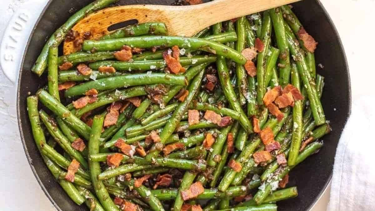 Green Beans with Bacon.