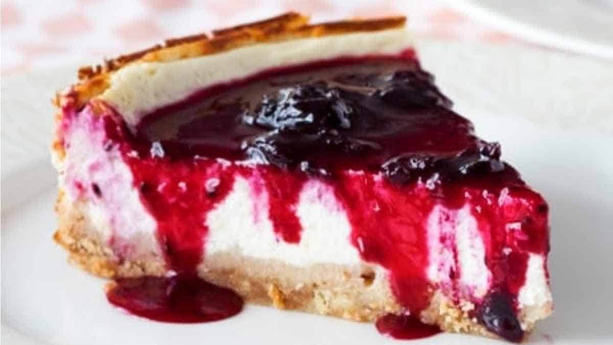 Healthy Cheesecake With Cottage Cheese. 