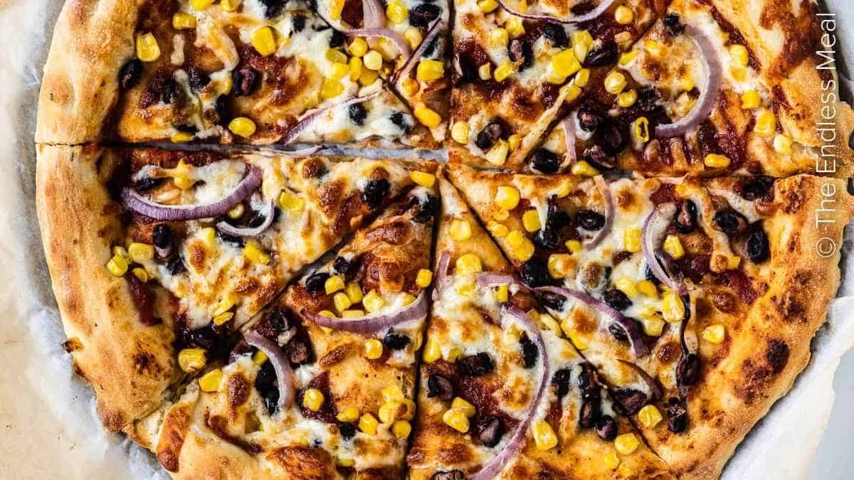 Healthy Southwest Pizza.