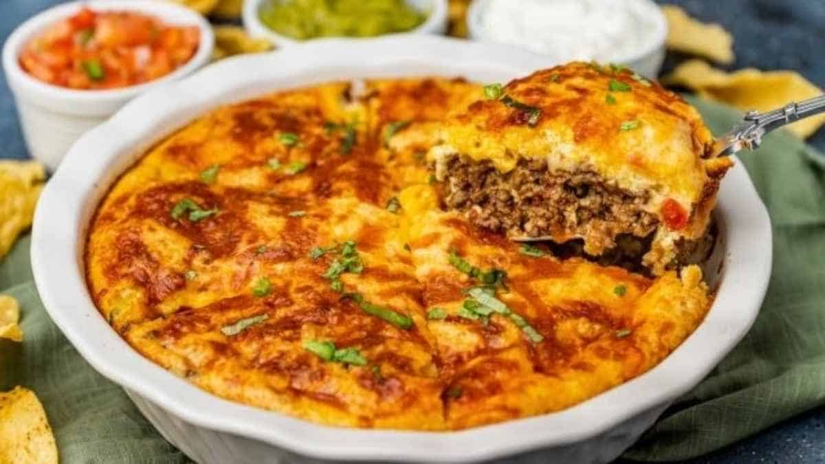 Impossible Taco Pie Recipe.