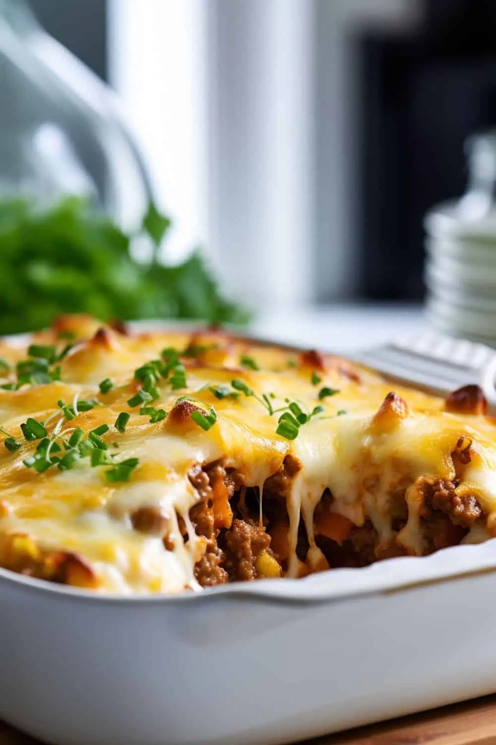 Keto Hamburger Casserole: A delicious low-carb dinner option which is one of the best keto ground beef recipes.
