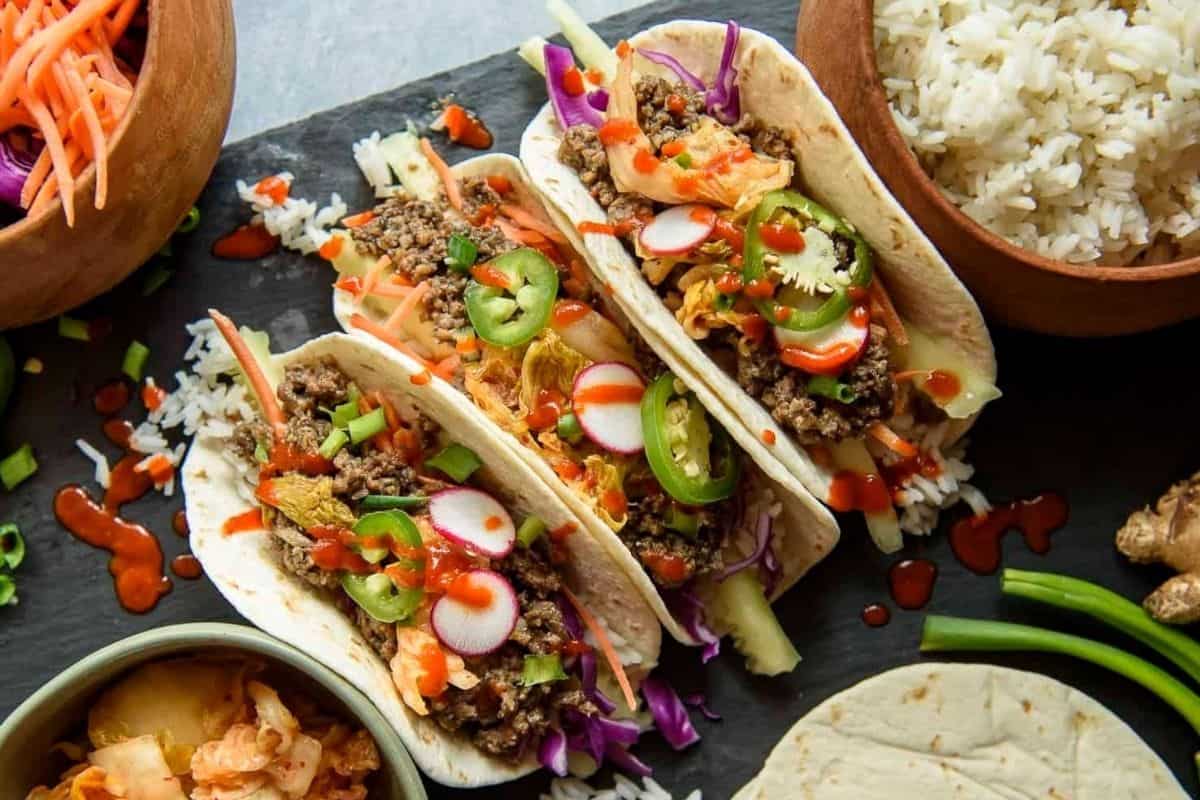Korean Beef Tacos.