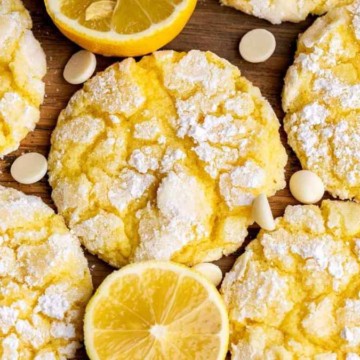 Lemon Crinkle Cookies.