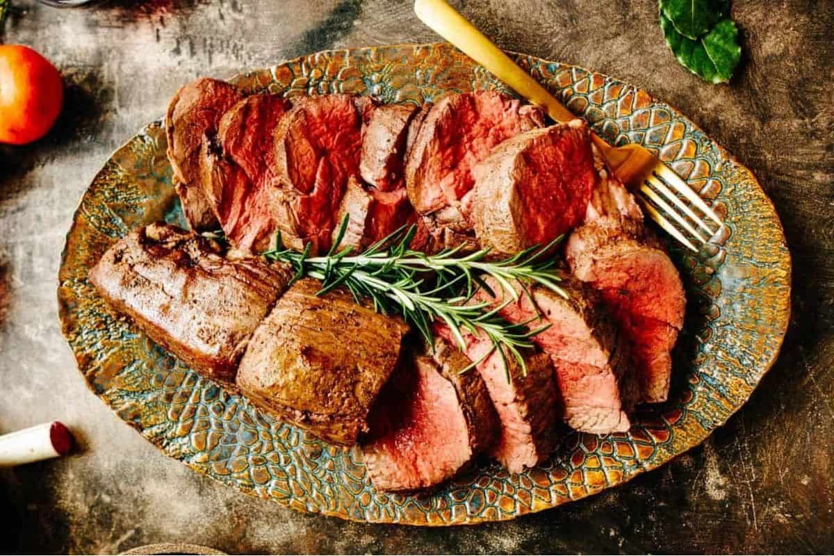 Oven Roasted Whole Beef Tenderloin.