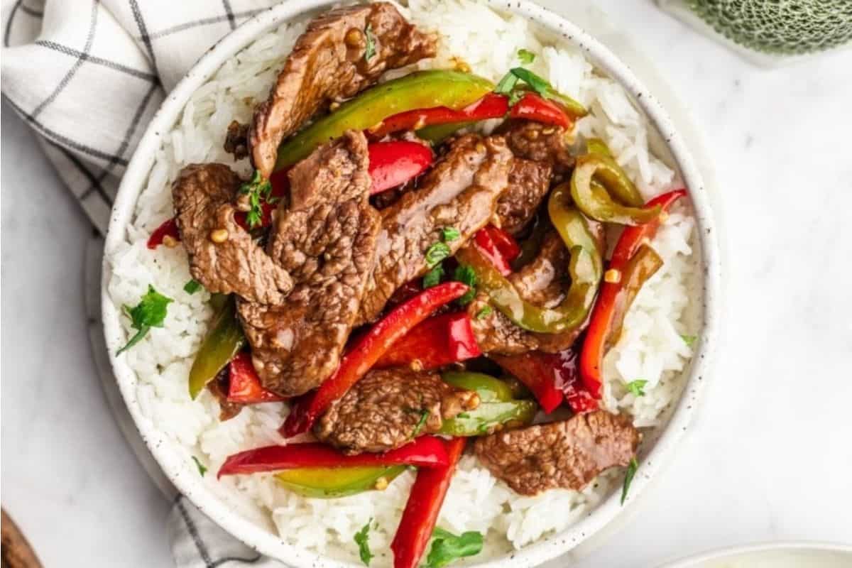 Pepper Steak Stir Fry Recipe.