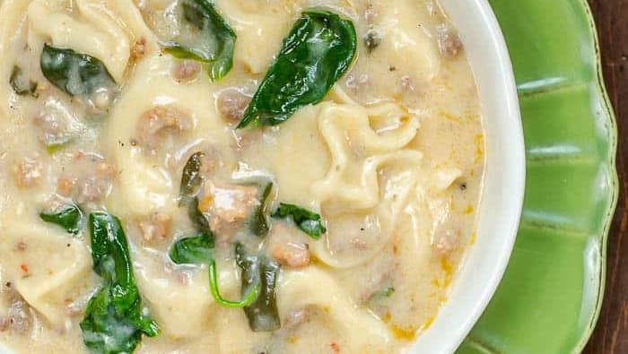 Sausage Tortellini Soup