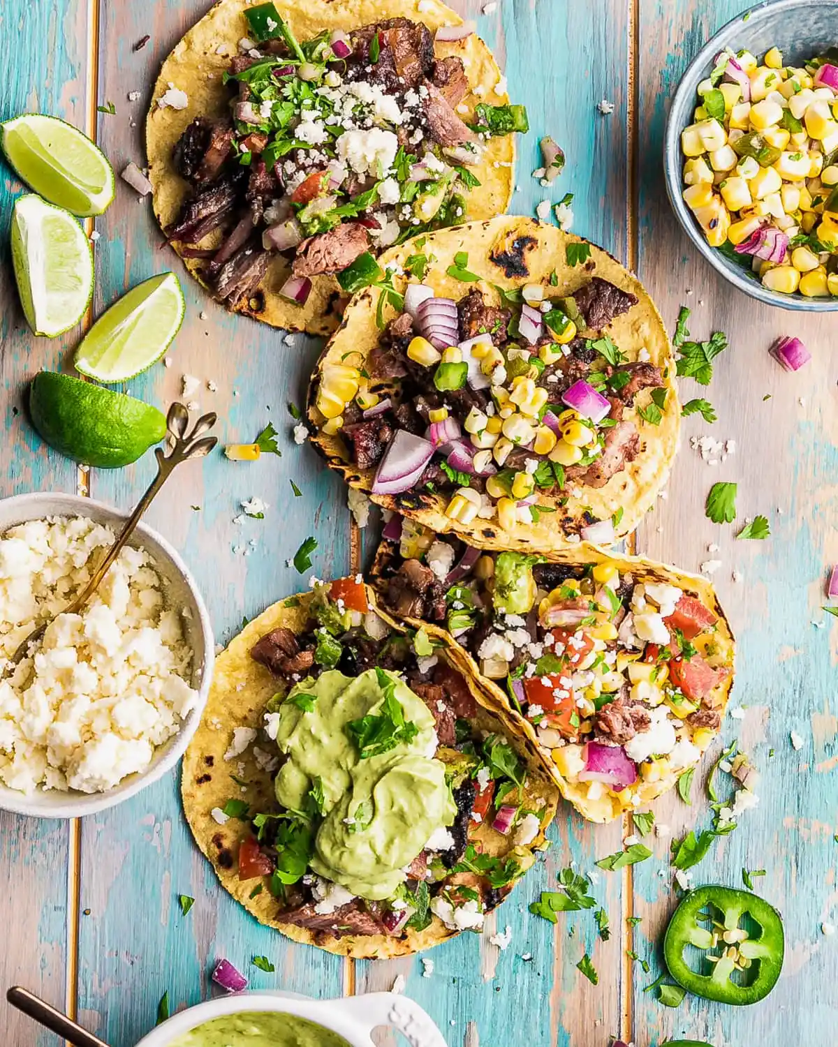 smoky brisket tacos.