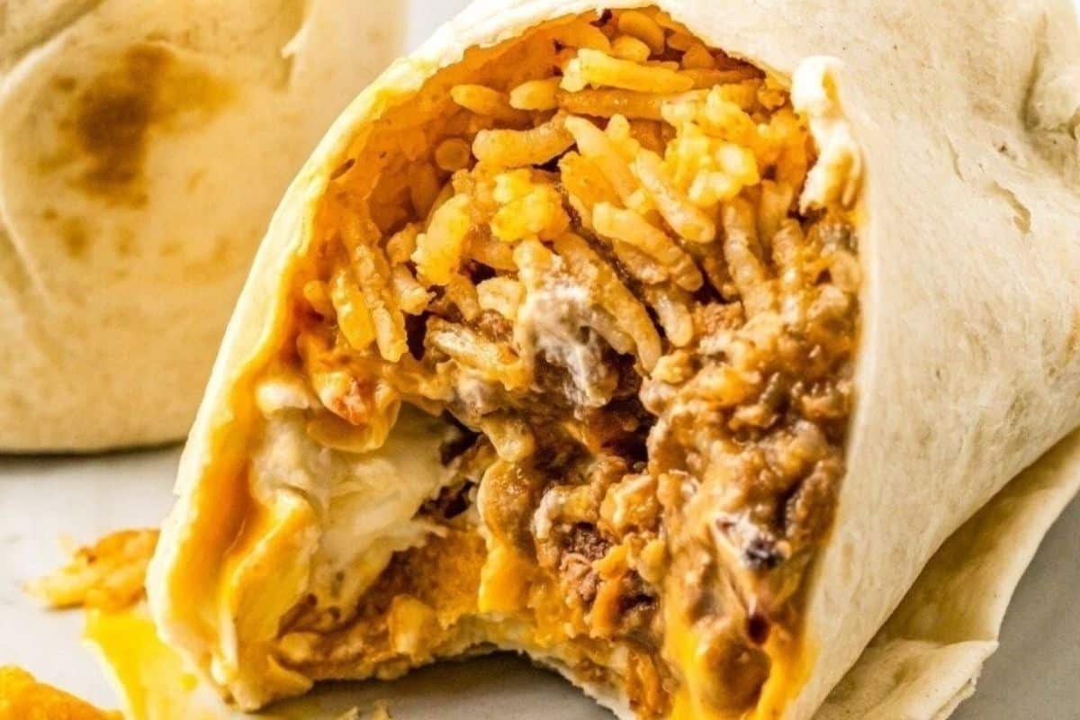 Taco Bell Beefy Melt Burrito.