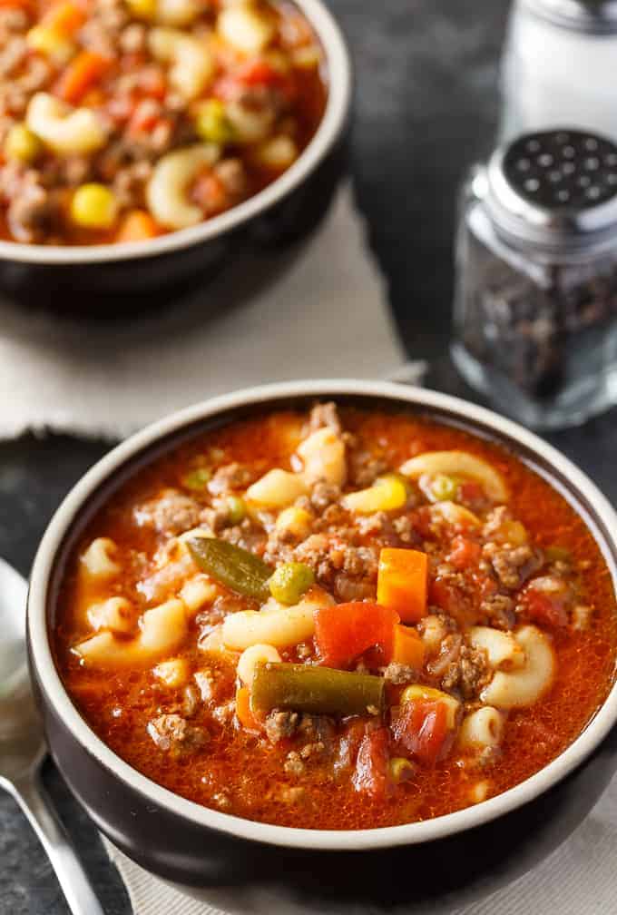 Busy Day Soup - An easy soup recipe your family will love! It's quick to make and takes little effort. Perfect for those busy weeknights. 
