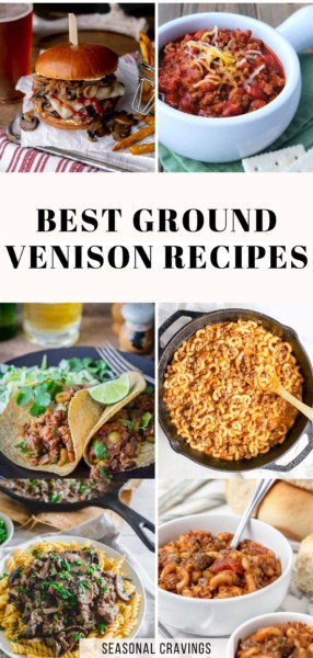 Discover the top ground venison recipes.