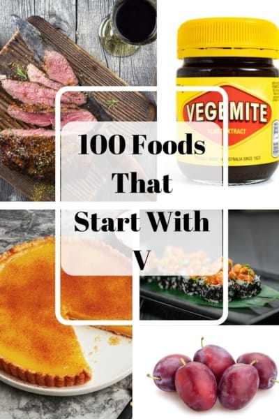 100 Foods That Start With V