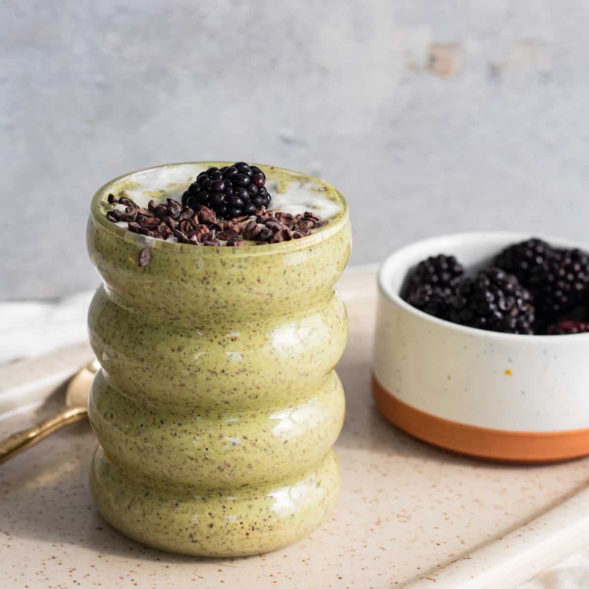 pistachio chia pudding (blended) 
