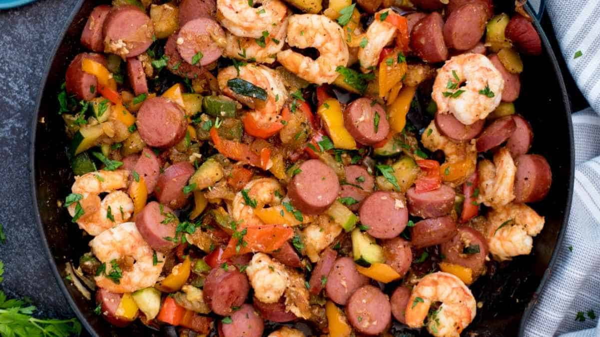 Recipes With Shrimp And Sausage.