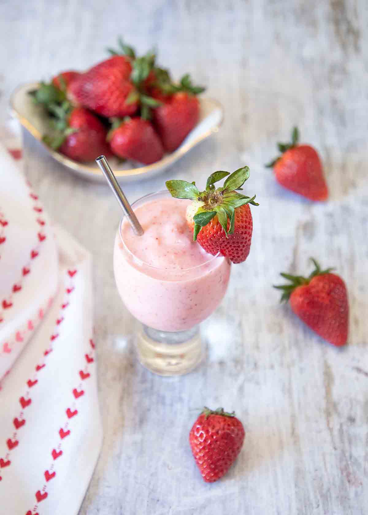 Strawberry Yogurt Smoothie.