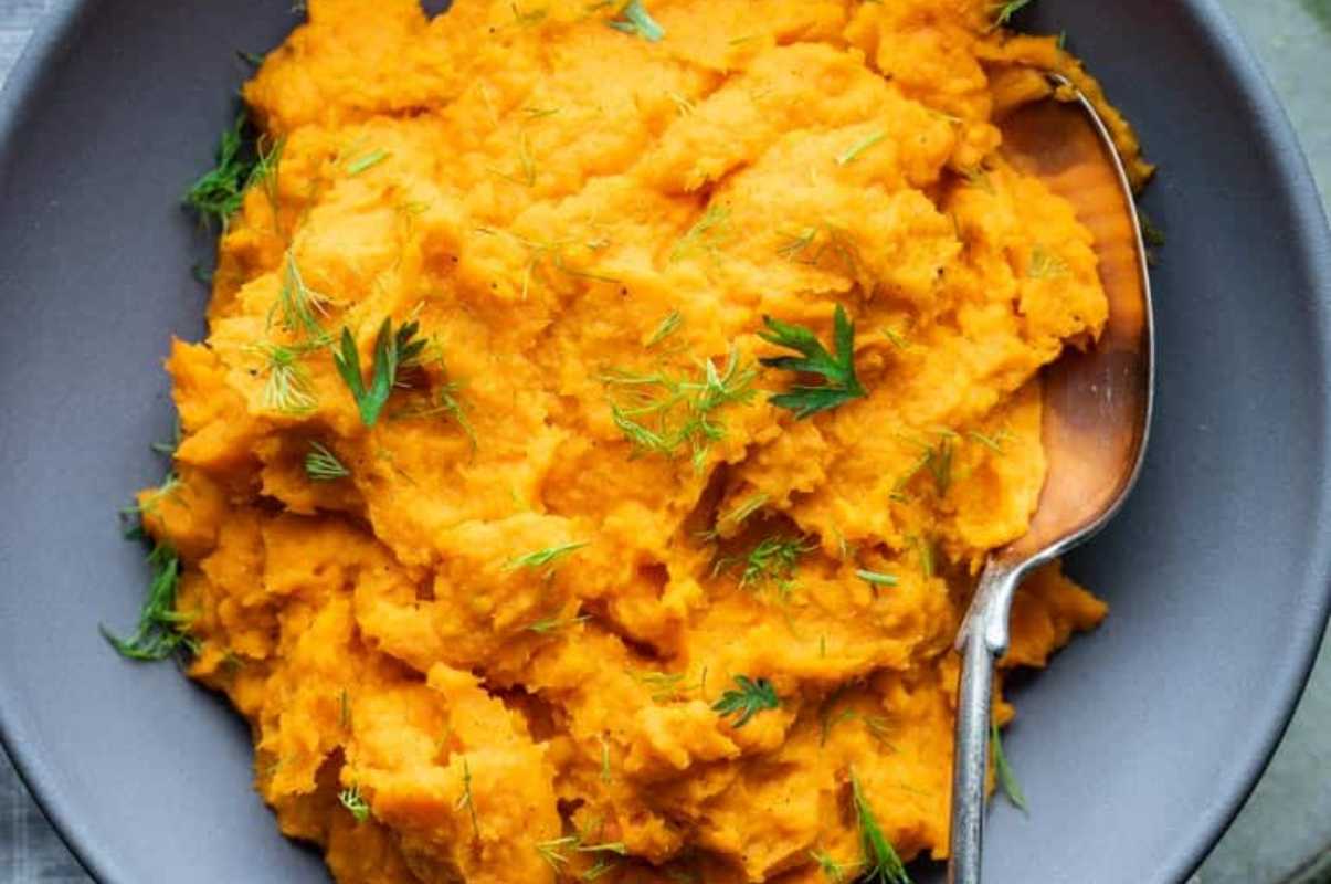 Mashed Carrots And Parsnips.