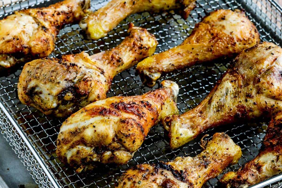 Air Fryer Chicken Drumsticks. 