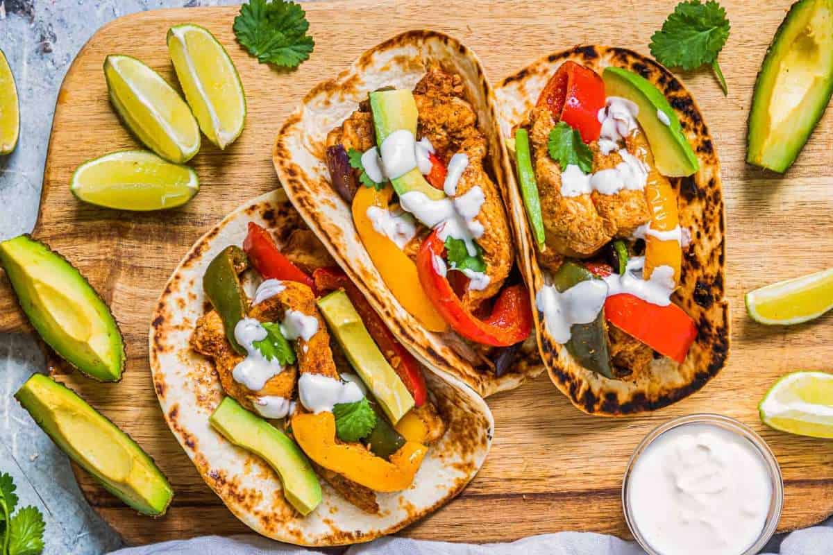 Air Fryer Chicken Fajitas.