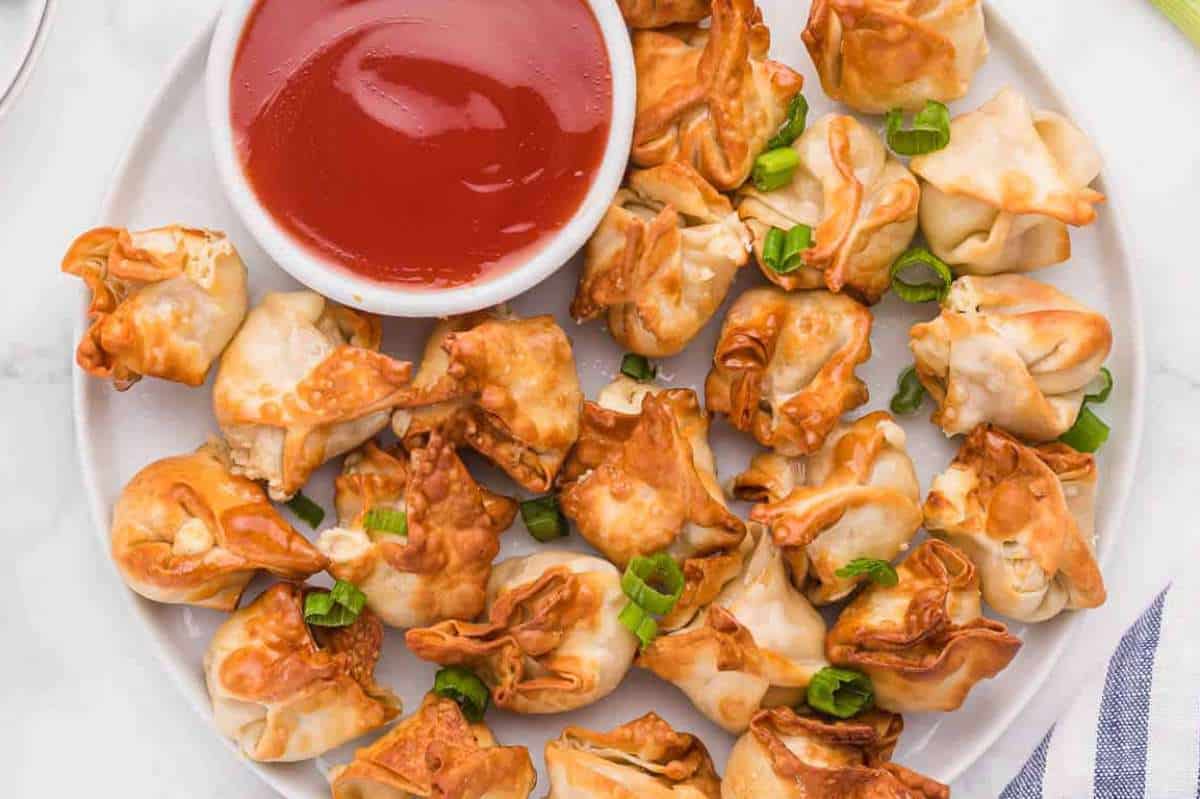 Air Fryer Crab Rangoon Recipe. 