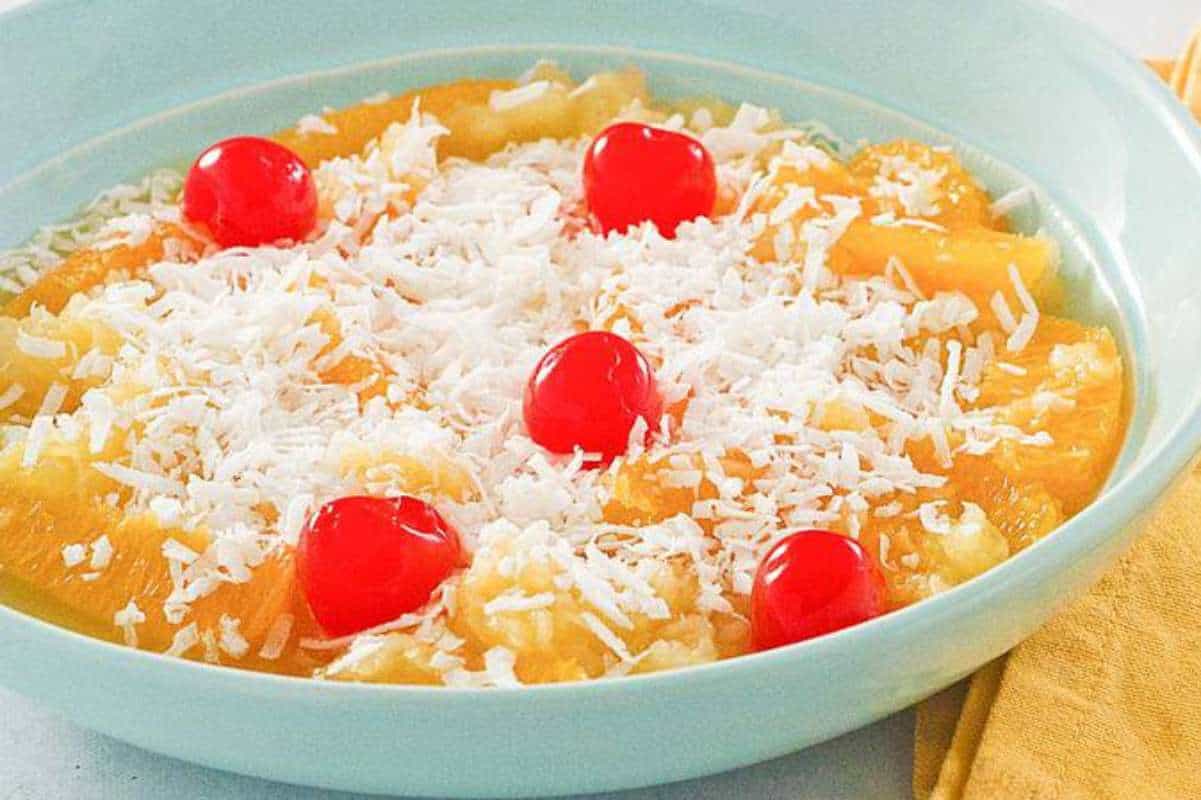 Best Ambrosia Fruit Salad (Light And Refreshing).