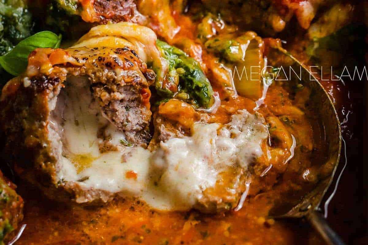 Easy Baked Italian Meatballs.