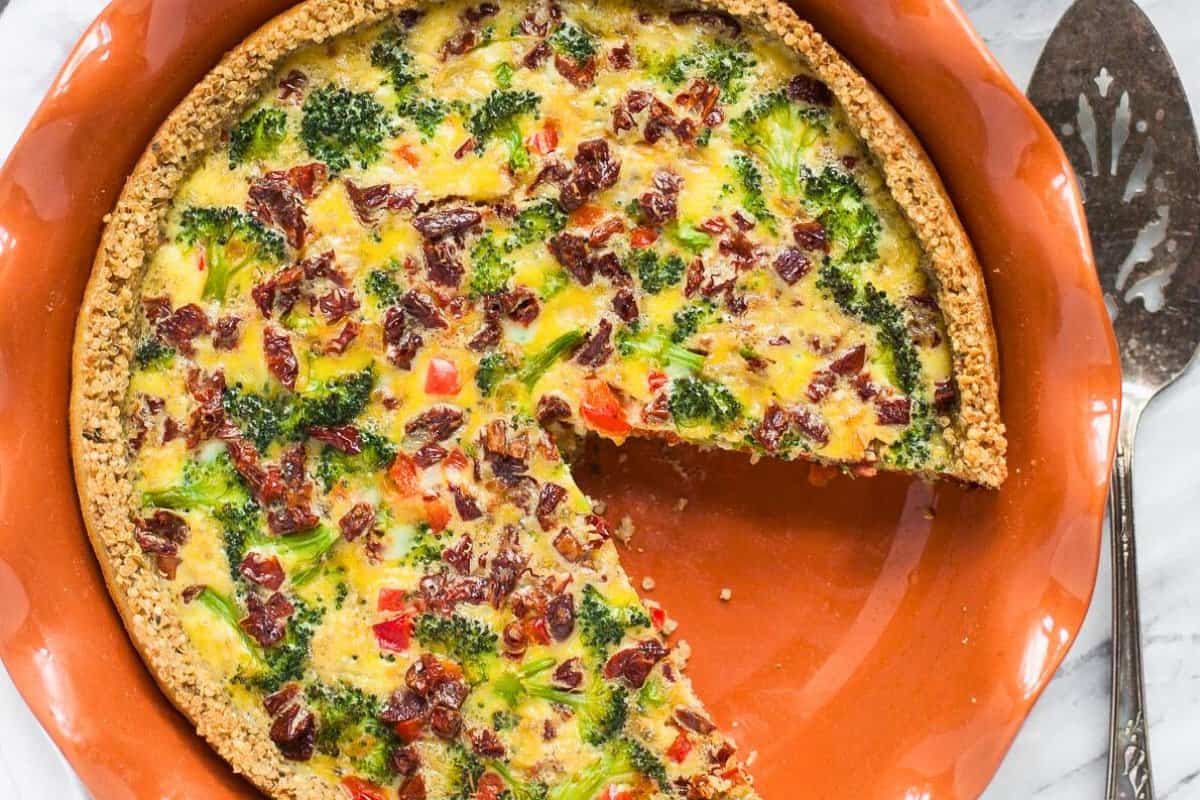 Dairy Free Quiche | Easy Crust Gluten-Free Quiche.