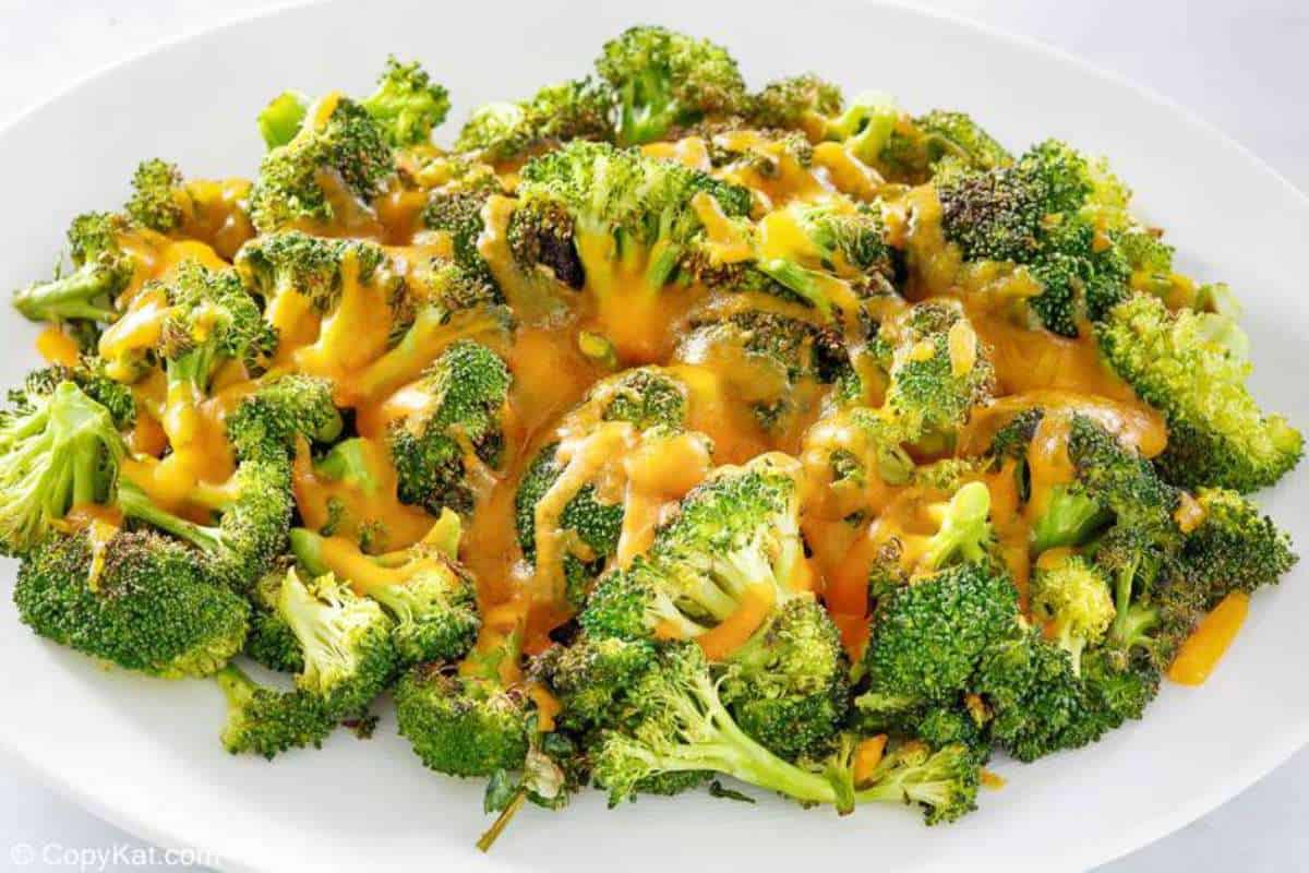 Easy Keto Friendly Oven Roasted Broccoli And Cheese. 