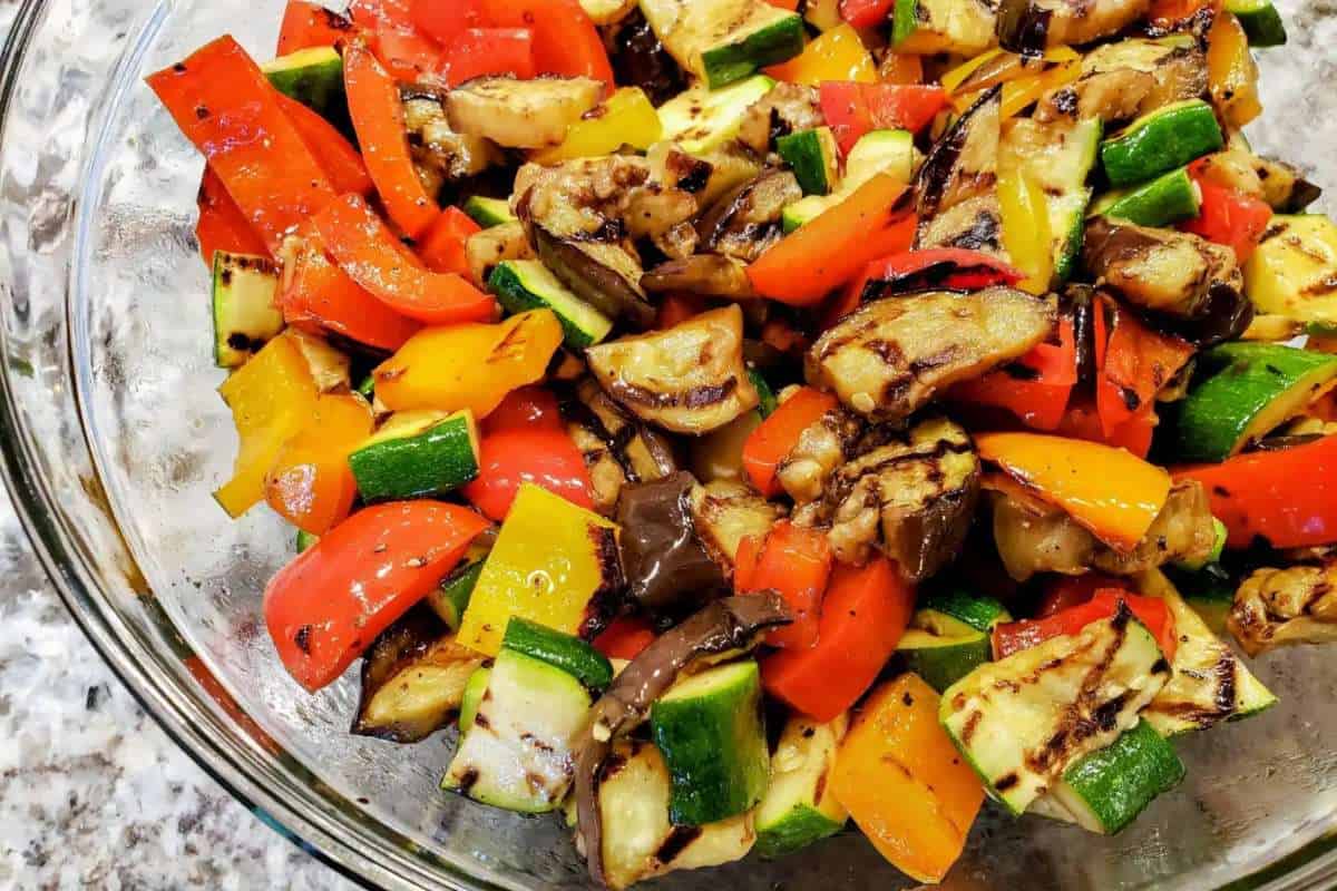 Grilled Vegetable Salad.