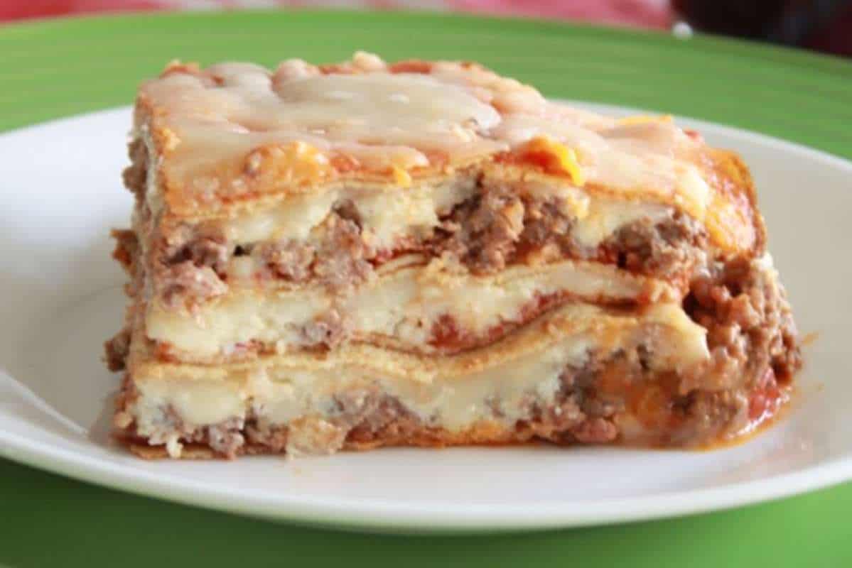 Low Carb Keto Lasagna With Crepini. 