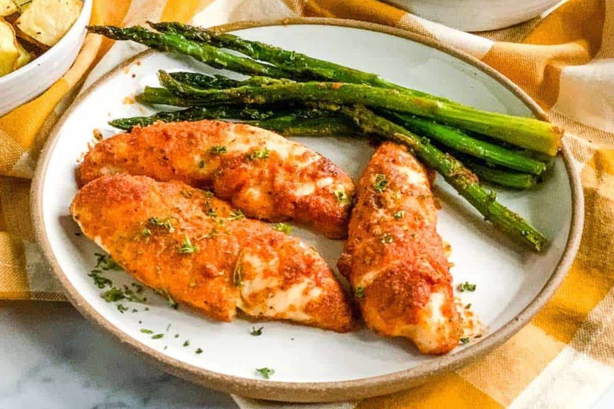 Oven Baked Chicken Tenders.