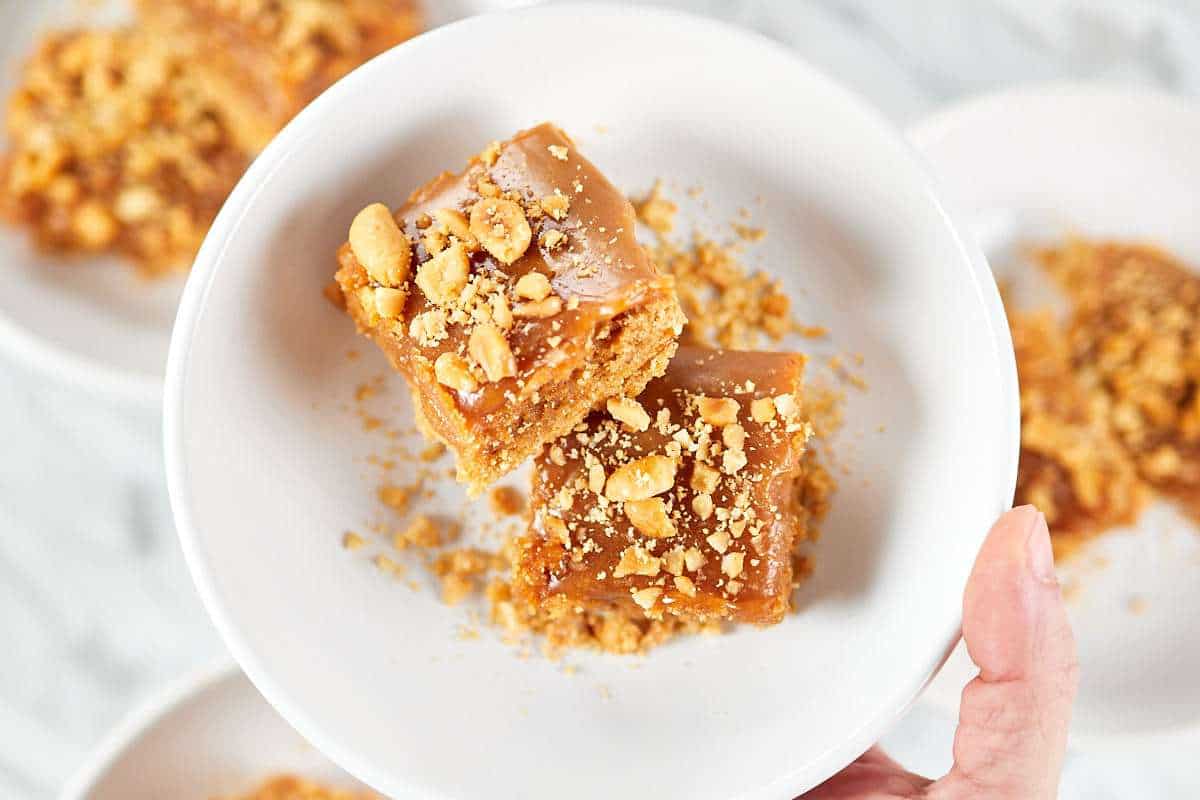 Peanut Butter Brownie Blondies. 
