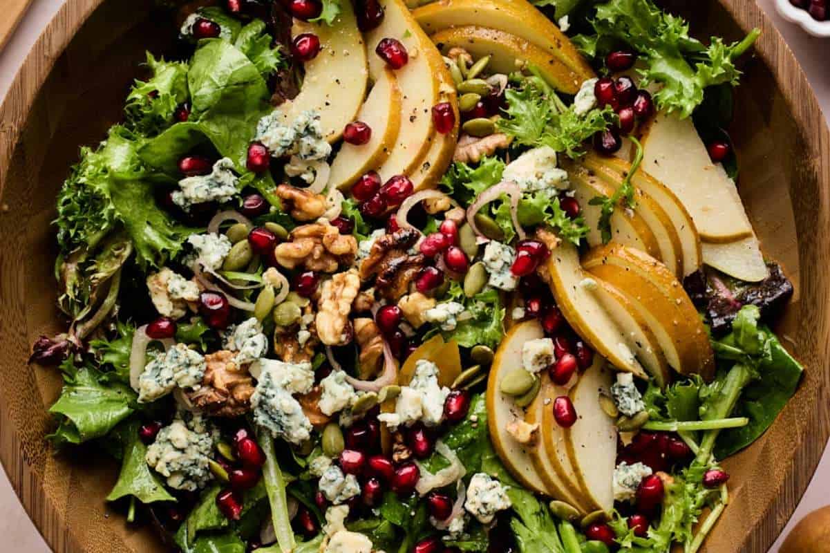 Pear Salad. 