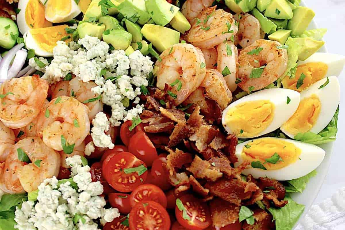 Shrimp Cobb Salad. 