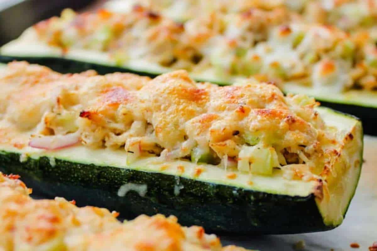 Stuffed Zucchini Boats. 