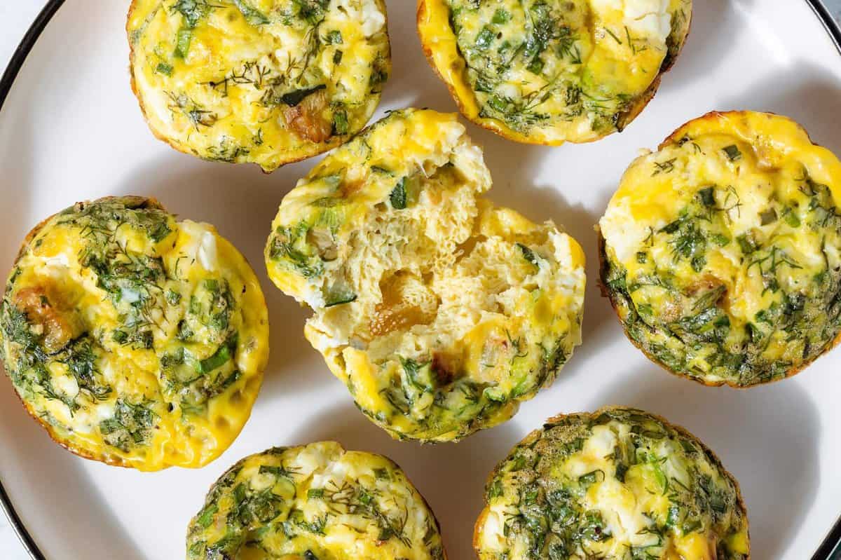 Zucchini Egg Muffins. 