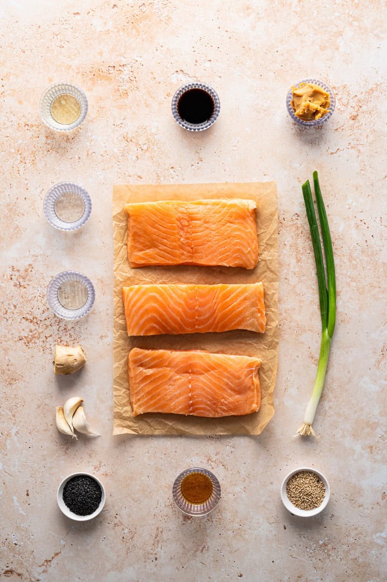 miso salmon ingredients