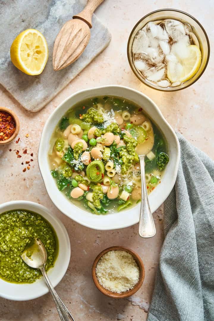 Spring Minestra Spring Minestrone Verde - Seasonal Cravings
